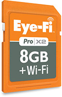 Eye-Fi Pro X2 8GB Wi-Fi card